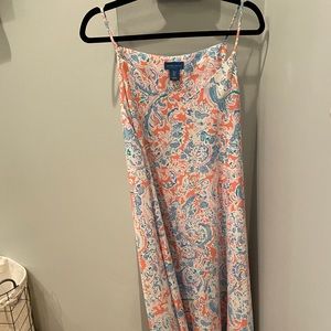 Like new thin strapped paisley dress. Size large